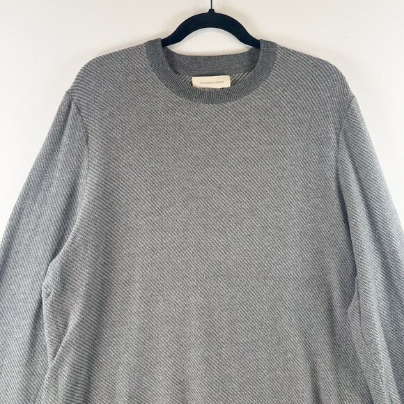 Frederik Anderson Copenhagen Men Sweater Gray Crewneck Pullover Jumper Casual XL - Picture 5 of 9